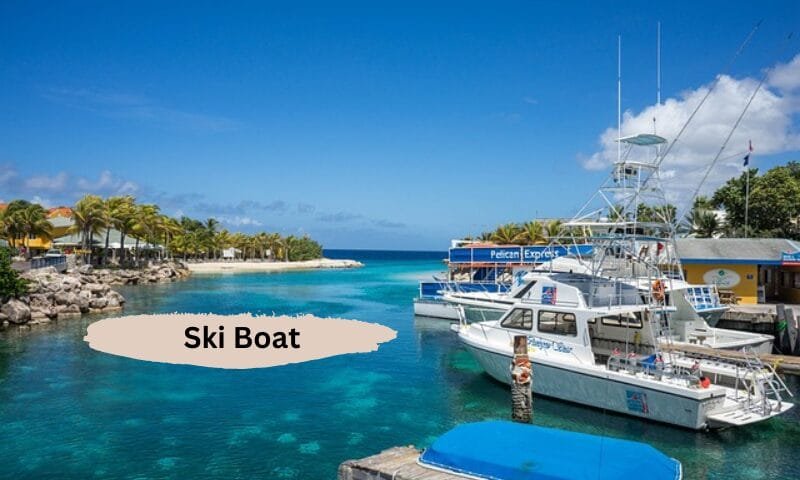 Show image to understand the weight of ski boat. weight of ski boat