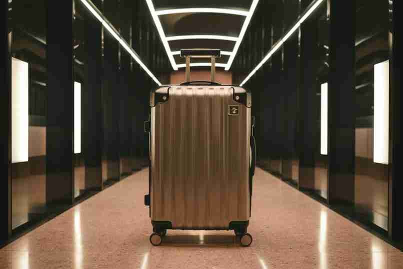 A Full-Size Suitcase that weigh about 50 lb