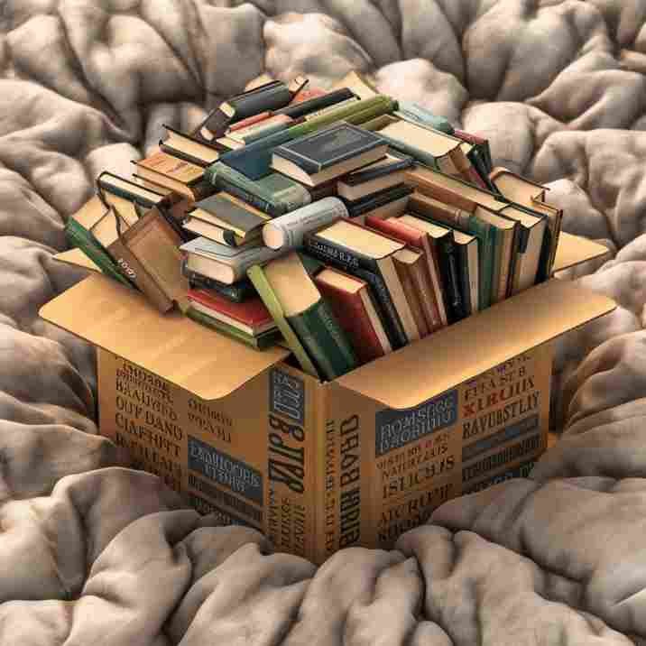 A Large Box of Books that weigh about 50 pounds