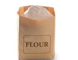 bag of flour as a reference for a 10-ounce weight.