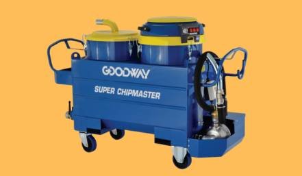 An Industrial Vacuum Cleaner that weigh 300 pounds Lbs