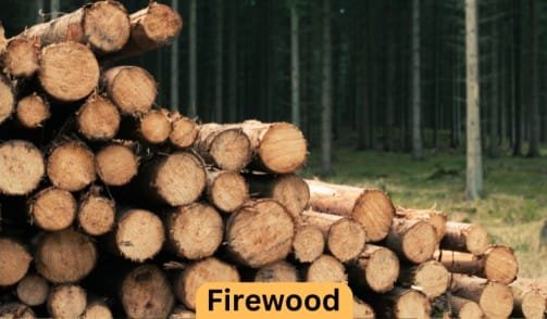 Firewood that weigh around 300 lbs